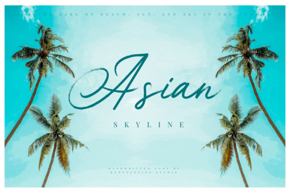 Asian Skyline: A Font That Elevates Brand Identity