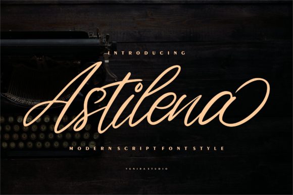 Astilena: A Charming Script Font for Web Design