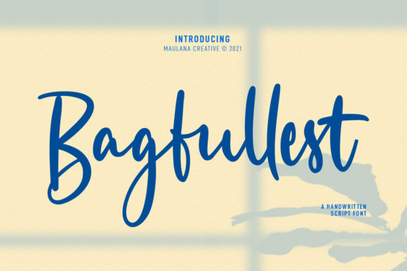 Bagfullest: A Font That Elevates Your Brand's Visual Story