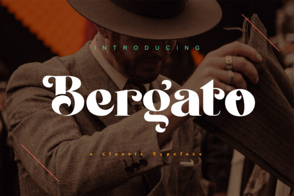Bergato Serif Font for Editorial Design