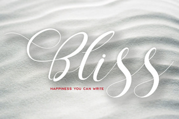Bliss: A Handwritten Font for Editorial Design