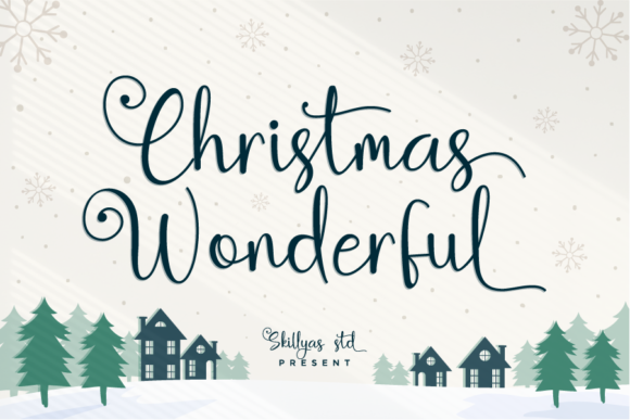 Christmas Wonderful Font for Seasonal Campaigns