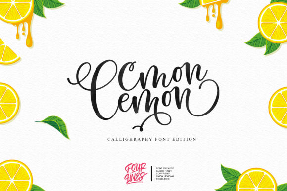 Cmon Lemon: The Script Font That Elevates Your Campaigns