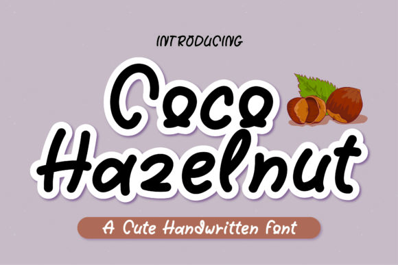 Coco Hazelnut: A Handwritten Font for Web Design