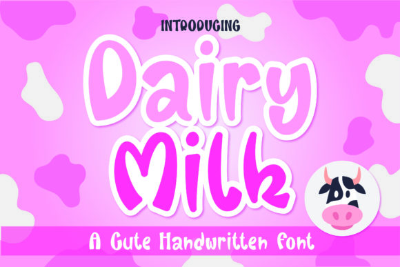 Dairy Milk Font for Web Design Projects