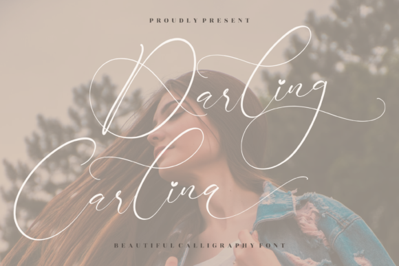 Darling Carlina: A Script Font That Elevates Handmade Creations