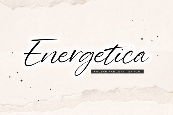Energetica: A Timeless Script Font for Polished Branding