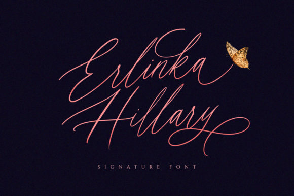 Erlinka Hillary Font for Web Design