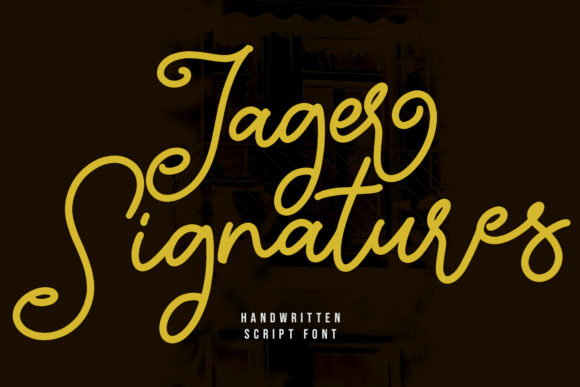 Jager Signature Font for Impactful Branding
