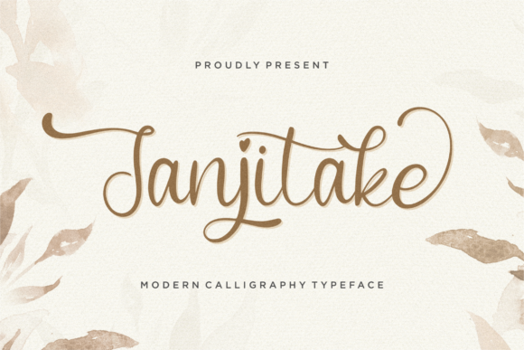 Janjitake Script Font for Handmade Creations