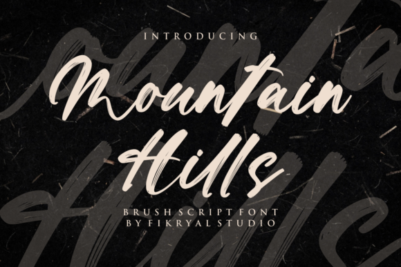 Mountain Hills: A Modern Handwritten Font for Campaign Creativity