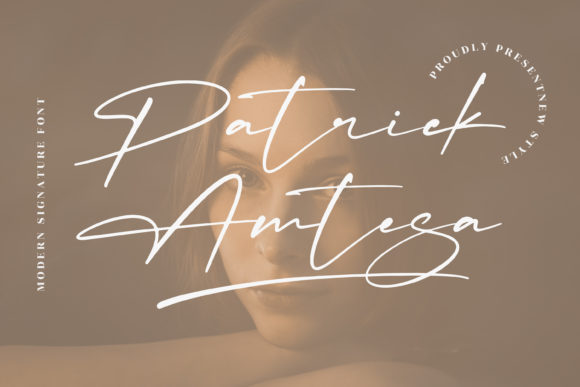 Patrick Amtesa: A Handwritten Font for Modern Editorial Design