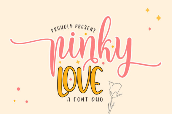Pinky Love Font Duo for Editorial Projects
