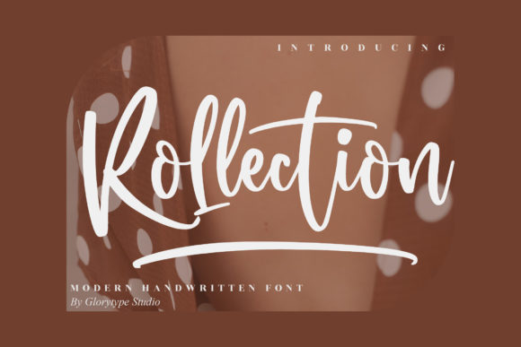 Rollection: A Sophisticated Script Font for Editorial Design