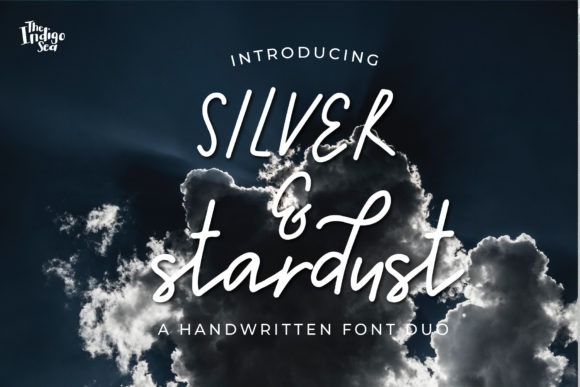 Silver Stardust Duo for Editorial Design