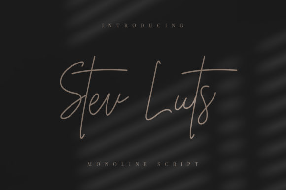 Stev Luts Font for Engaging Digital Campaigns