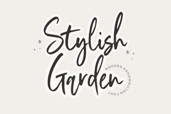 Stylist Garden: A Handwritten Font That Feels Fresh and Classy