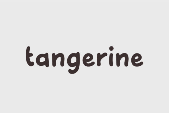 Tangerine Font for Editorial Design and Creative Projects