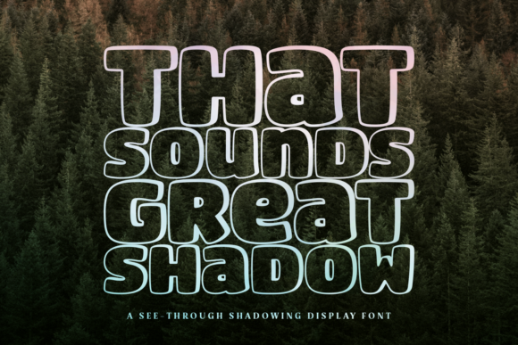 That Sounds Great Shadow for Branding and Design