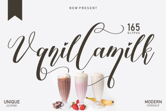 Vanilla Milk: A Creative Font for Modern Branding
