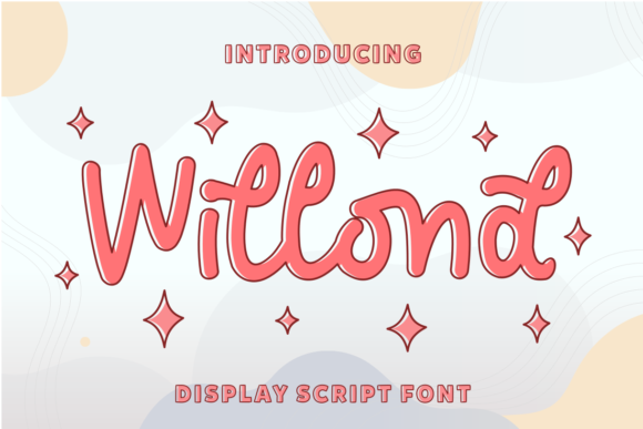 Willond: A Creative Display Font for Editorial Design