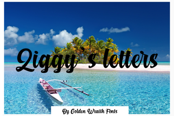 Ziggy s Letters for Editorial Design and Branding